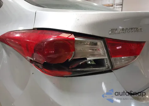 2013 Hyundai Elantra Gls from USA, damaged, VIN 5NPDH4AEXDH367718